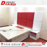 云南昆明酒店家具板式床标间单人床1.2米1.5米双人床宾馆全套木床