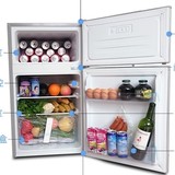 Haier/海尔 BCD-100L出口国外小型冰箱 家用双门 冷冻冷藏两门电