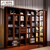 特价书柜自由组合 现代中式书柜带门 家用书柜书架 简约现代