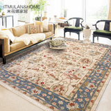 土耳其进口地毯 欧式客厅茶几地毯简约现代家用卧室床边毯长方形