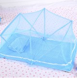 婴儿童蚊帐免安装带支架可折叠宝宝BB蚊帐蒙古包有底儿童床蚊帐罩