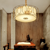 现代新中式吊灯餐厅LED圆形简约创意书房茶楼工程装饰中式吊灯具