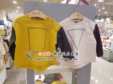 韩国专柜正品童装代购moimoln 16年秋款宝宝长袖T恤TS01/90-120