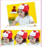 新款韩版儿童帽/假发帽/春秋冬帽/婴儿兔子帽/宝宝卷发宝宝造型帽