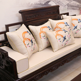 中式古典家具实木沙发坐垫 红木椅子座垫加厚海绵椅垫定做定制