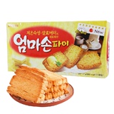 临期特价 韩国进口零食品 乐天妈妈手派127g 手工饼干 多层酥脆