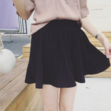 【FEELROOM】夏季新款 细百褶凉快雪纺半身裙女短裙 内安全裤设计