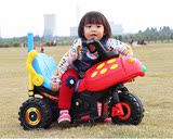 儿童电动摩托车宝宝电动三轮车小孩遥控车大号1-3-5岁男女玩具车