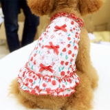 【包邮】樱桃季节的小裙子～宠物狗狗衣服 春夏装