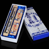 艺创青花牙刷 实用会议小礼品 居家套装 中国传统文化创意礼物