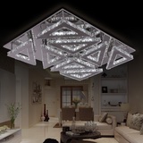 现代长方形led水晶吸顶灯 客厅卧室水立方创意吸顶灯