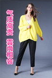 2016秋冬季新款韩版女士开衫显瘦羊绒针织衫纯色短款宽松大牌