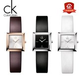CK正品手表休闲时尚新款方形皮带女表K3R236G6 K3R231L6 K3R231C1
