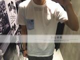 潮馆香港代购 FRED PERRY 16夏男 简约口袋百搭短袖T恤8368