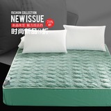 夹棉床笠加厚防滑水1.8m床纯色床垫套席梦思全包保护套床罩1.5m床