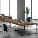 办公家具 现代新款时尚会议桌 板式洽谈桌 办公洽谈桌 钢脚会议台