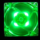 电脑机箱风扇8cm12cm风扇 静音散热风扇 机箱风扇绿光 LED风扇