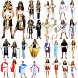 万圣节服装 埃及法老服装cos化妆舞会成人男祭司女艳后衣服古希腊