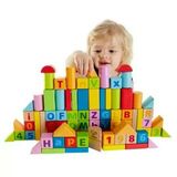 德国hape80粒积木玩具61六一儿童节礼物玩具益智早教3-6岁男女孩