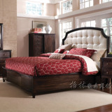美式床新古典全实木床双人床1.8米1.5北欧婚床公主床欧式2米大床