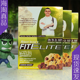 美国FitElite厨师乳清蛋白棒12条 补充蛋白质能量代餐棒