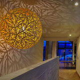 北欧宜家设计师餐厅吧台客厅楼梯David-Trubridge吊灯创意时尚