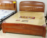 海南海口家具 实木双人床单人床泰国橡木265现代中式新款包邮