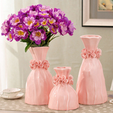 花瓶彩色陶瓷现代简约日式可爱宜家风格小号家居家饰必备商务花器
