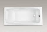 科勒浴缸 正品 K-18200T-0/GR 1.6米 嵌入式铸铁浴缸