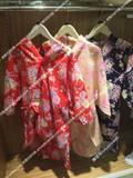 tutuanna代购专柜正品 16夏季新品  全棉 樱花 和服 甚平 家居服