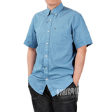 2016新款 Tommy Hilfiger代购男装 汤米商务休闲纯色短袖衬衫