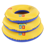 正品充气游泳圈 PVC加厚成人儿童泳圈 ABC学习游泳装备救生圈把手