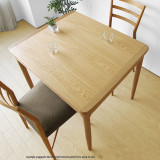 日式白橡木可伸缩餐桌 北欧小户型伸纯实木折叠拉桌 宜家现代简约