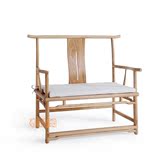 春秋阁免漆老榆木做旧椅子餐椅官帽椅茶室中式明清古典实木椅子