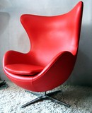 时尚简约鸡蛋椅蛋形椅蛋壳椅布艺休闲椅转椅创意电脑椅玻璃钢椅子