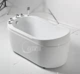 佛山厂家亚克力椭圆形带坐位独立式小浴缸冲浪1.2/1.3/1.4/1.5米