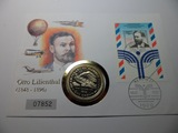 马恩岛1克朗纪念币1983  邮币封