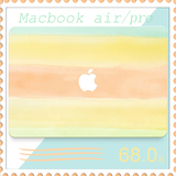 MacBookPro/Air全套外壳贴膜苹果笔记本电脑外壳保护贴纸粉色彩膜