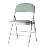 好事达外贸正品现代简约布艺带靠背家用餐厅可折叠椅子餐椅会议椅