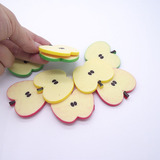 苹果 水果冰箱贴磁贴创意 冰箱贴磁铁外贸韩国 卡通冰箱贴毛绒