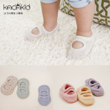 0-1-3岁4个月岁婴儿宝宝男女儿童船袜子纯可爱棉夏季透气地板防滑