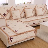 暖彩沙发垫布艺坐垫欧式简约现代沙发巾套夏季沙发垫子飘窗垫坐垫