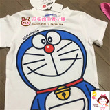 现货 日本代购 西松屋 宝宝儿童面包超人/机器猫 短袖/T恤