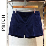 国内专柜正品代购PRICH2016夏装新款淑女短裤通勤简约PRTC62503M