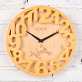 现代钟表挂钟客厅 创意简约挂钟静音时钟个性时尚壁钟 欧式木挂钟