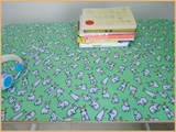 pvc防水桌布卡通韩式兔子草地防油免洗台布宿舍电脑桌儿童书桌布
