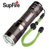 SupFire 神火L5迷你26650强光手电筒L2 LED可充电防水远射户外灯