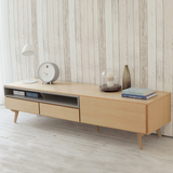 北欧家具实木纹电视柜组合宜家小户型客厅多功能省空间个性电视柜