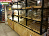 新款高档铁艺面包柜面包展示柜蛋糕模型柜抽屉式边柜中岛面包柜台