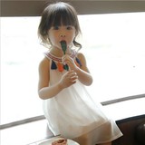 韩版女童吊带裙夏季儿童雪纺无袖背心裙连衣裙女孩公主裙纱裙子潮